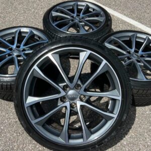 4 JANTES D'HIVER EN ALUMINIUM 19" ORIGINALES AUDI A4 S4 8W B9 8W0601025BF