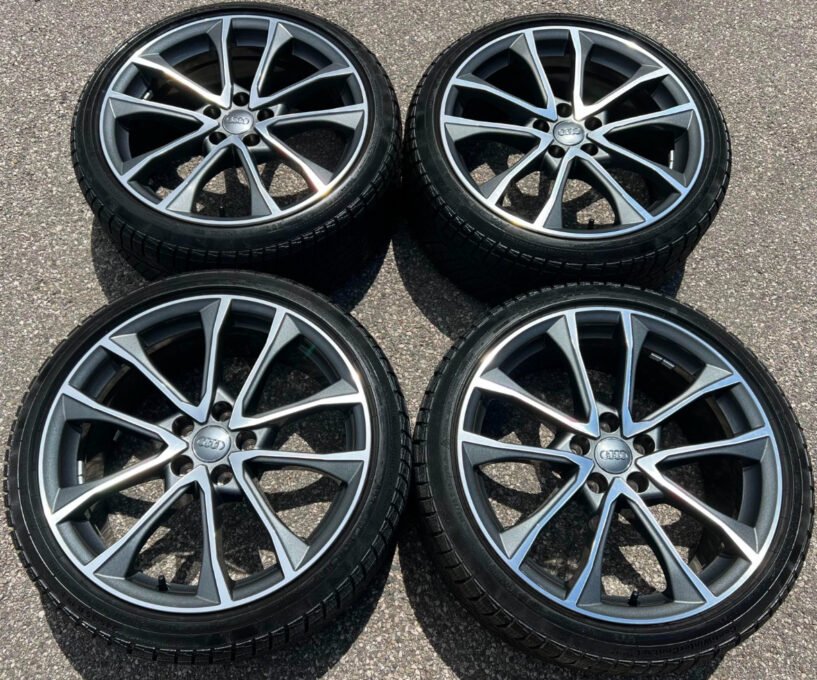 4 JANTES D'HIVER EN ALUMINIUM 19" ORIGINALES AUDI A4 S4 8W B9 8W0601025BF – Image 3