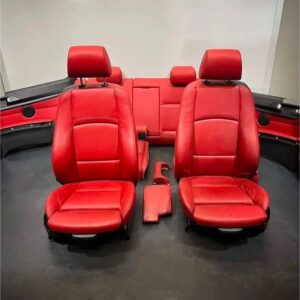 Ensemble d'intérieur rouge corail Montage E90 E91 E92