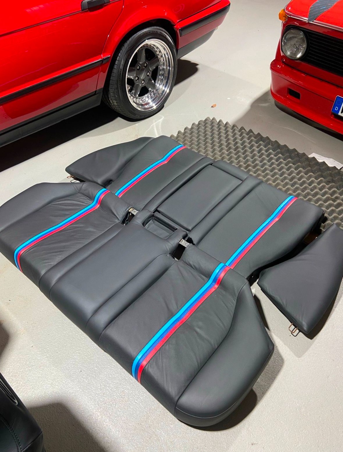 sièges Recaro en cuir véritable avec banquette arrière assortie pour la BMW E 34 – Image 5