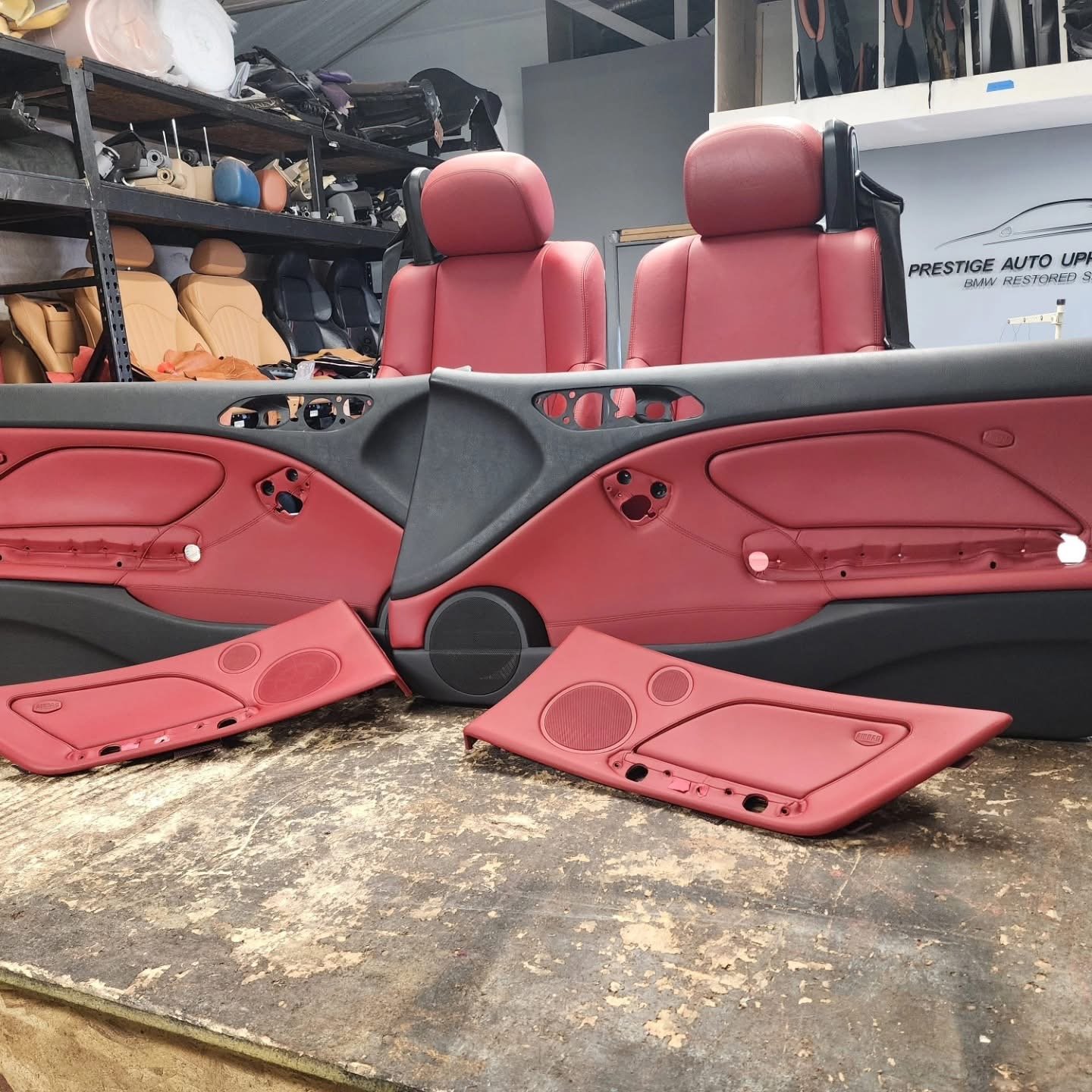 Intérieur rouge imola e46 m3 – Image 6