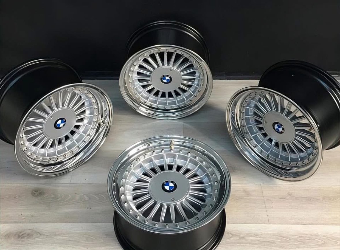 16" pouces - roues 2 pièces pour BMW E21 * BMW série Bliss * Lèvres polies Disponible au Magasinsin 2000€ Envoi pose https://service-etranger.fr/ – Image 4