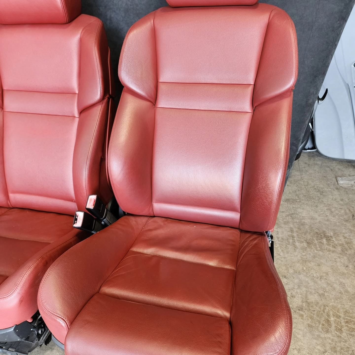 E60 M5 Indianapolis Red Leather Interior – Image 3