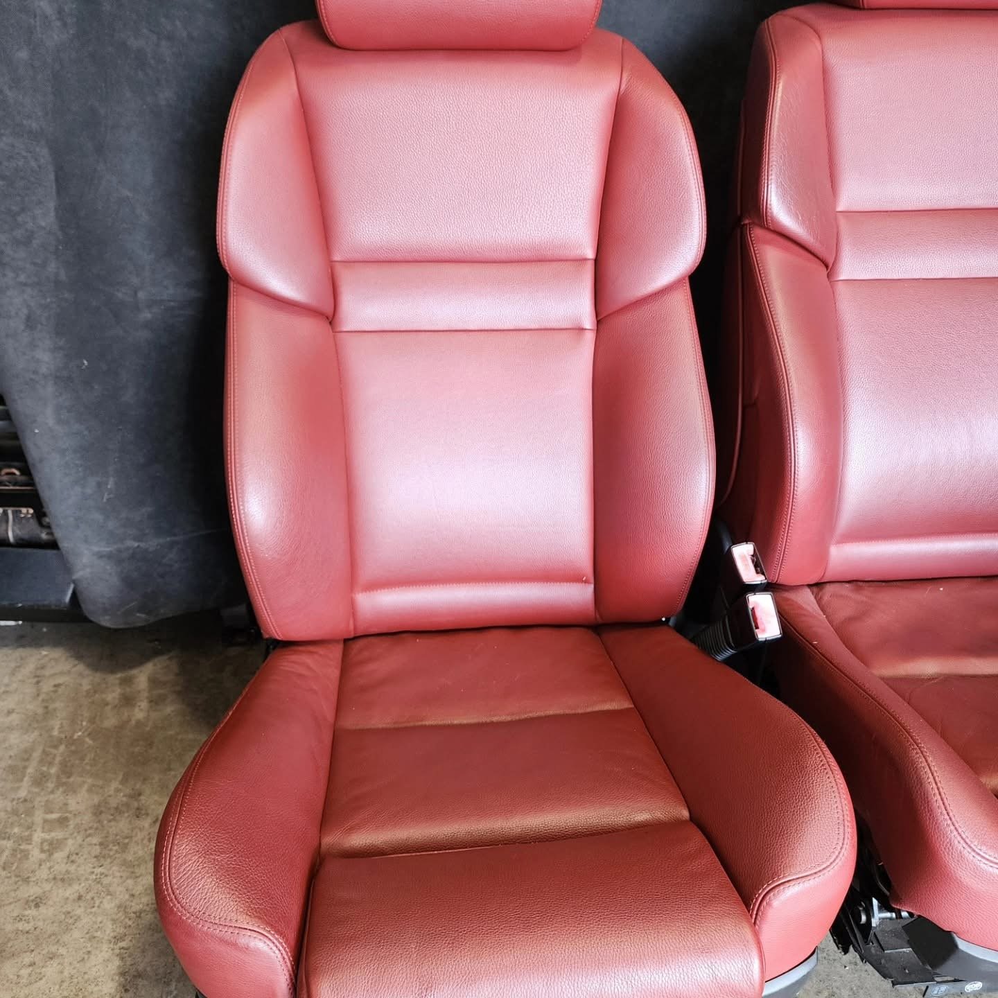E60 M5 Indianapolis Red Leather Interior – Image 4