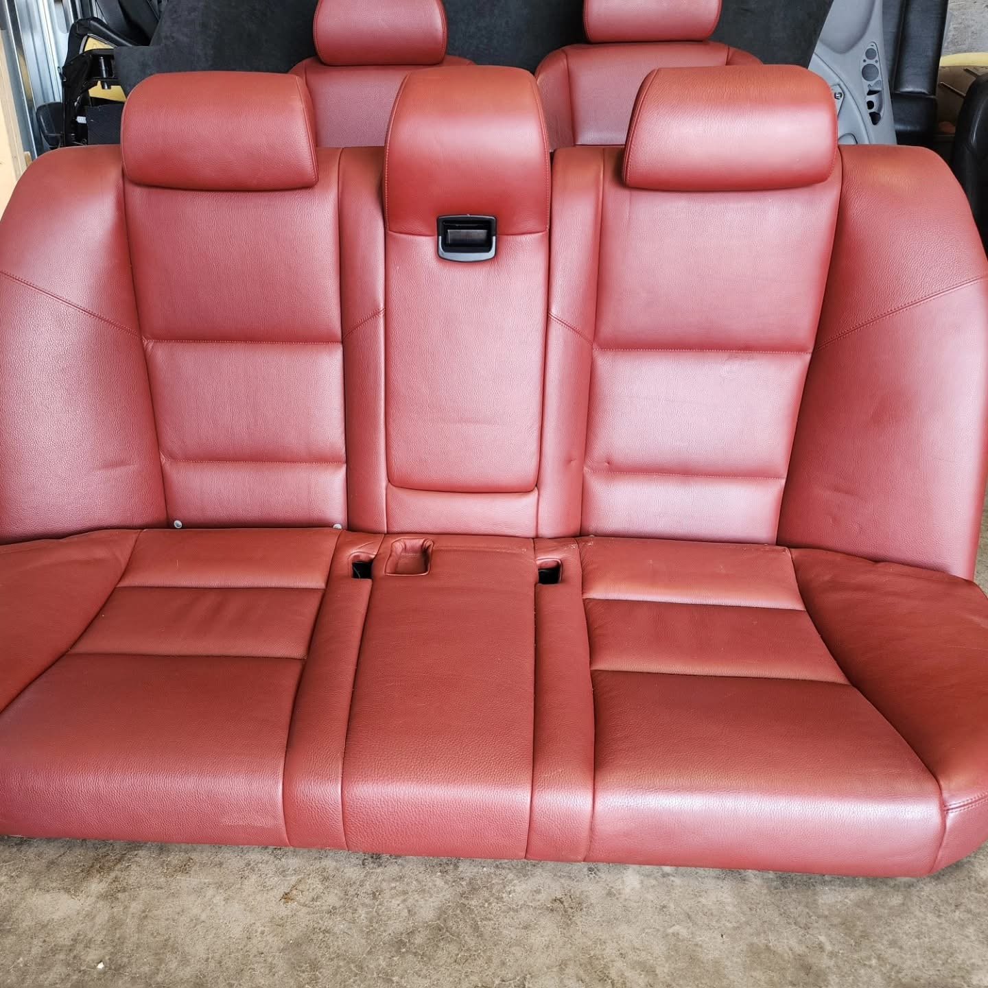 E60 M5 Indianapolis Red Leather Interior – Image 5