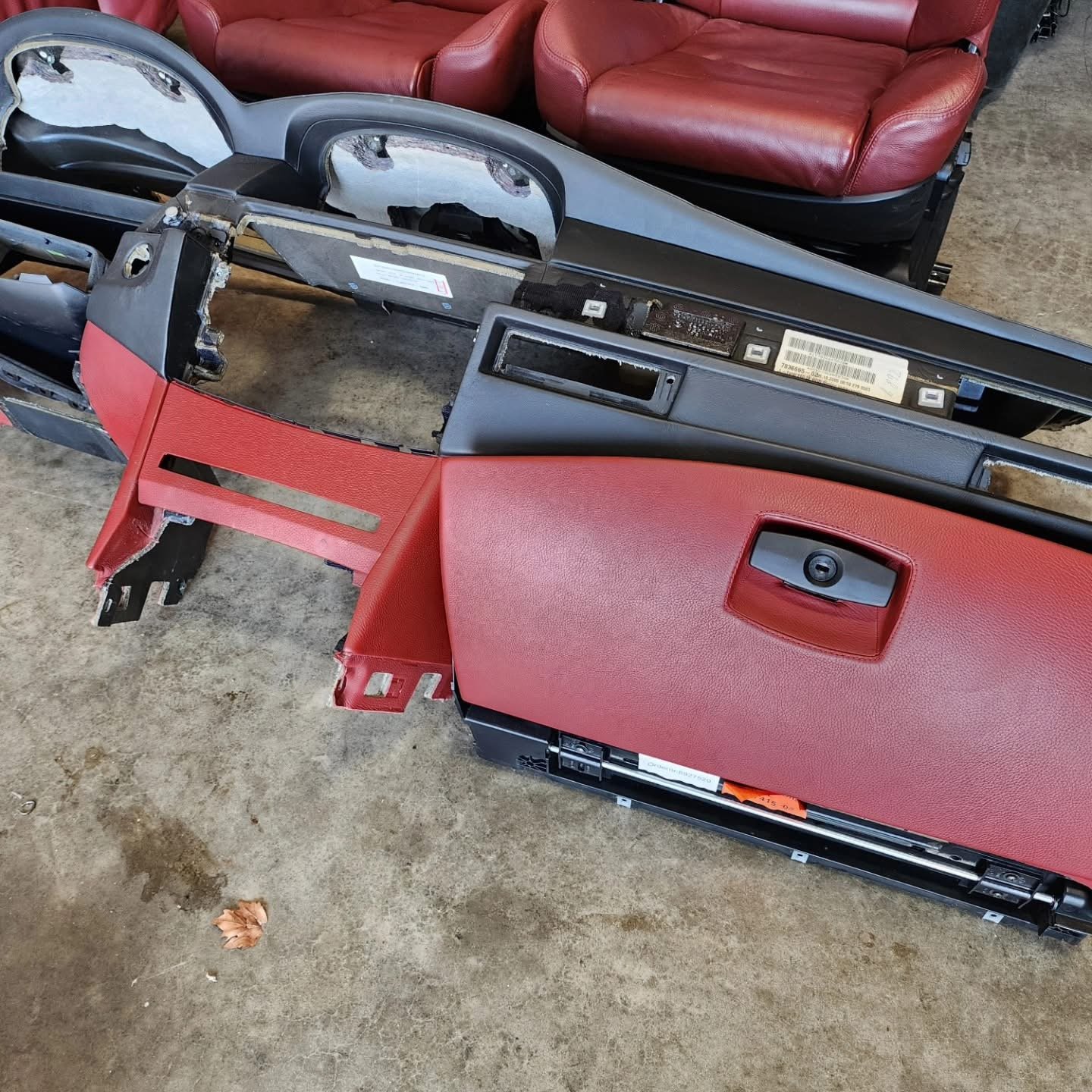 E60 M5 Indianapolis Red Leather Interior – Image 9